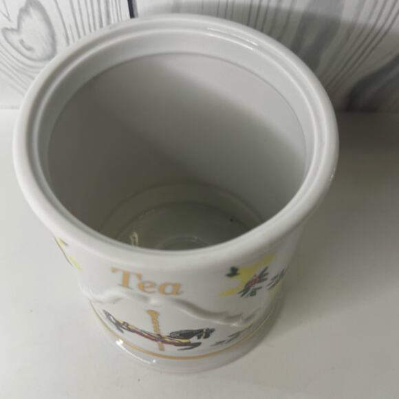 1995 LENOX The Carousel Canister Tea Fine Porcelain Replacement NO cover - Picture 2 of 5